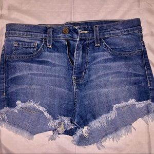 Flying Monkey denim shorts
